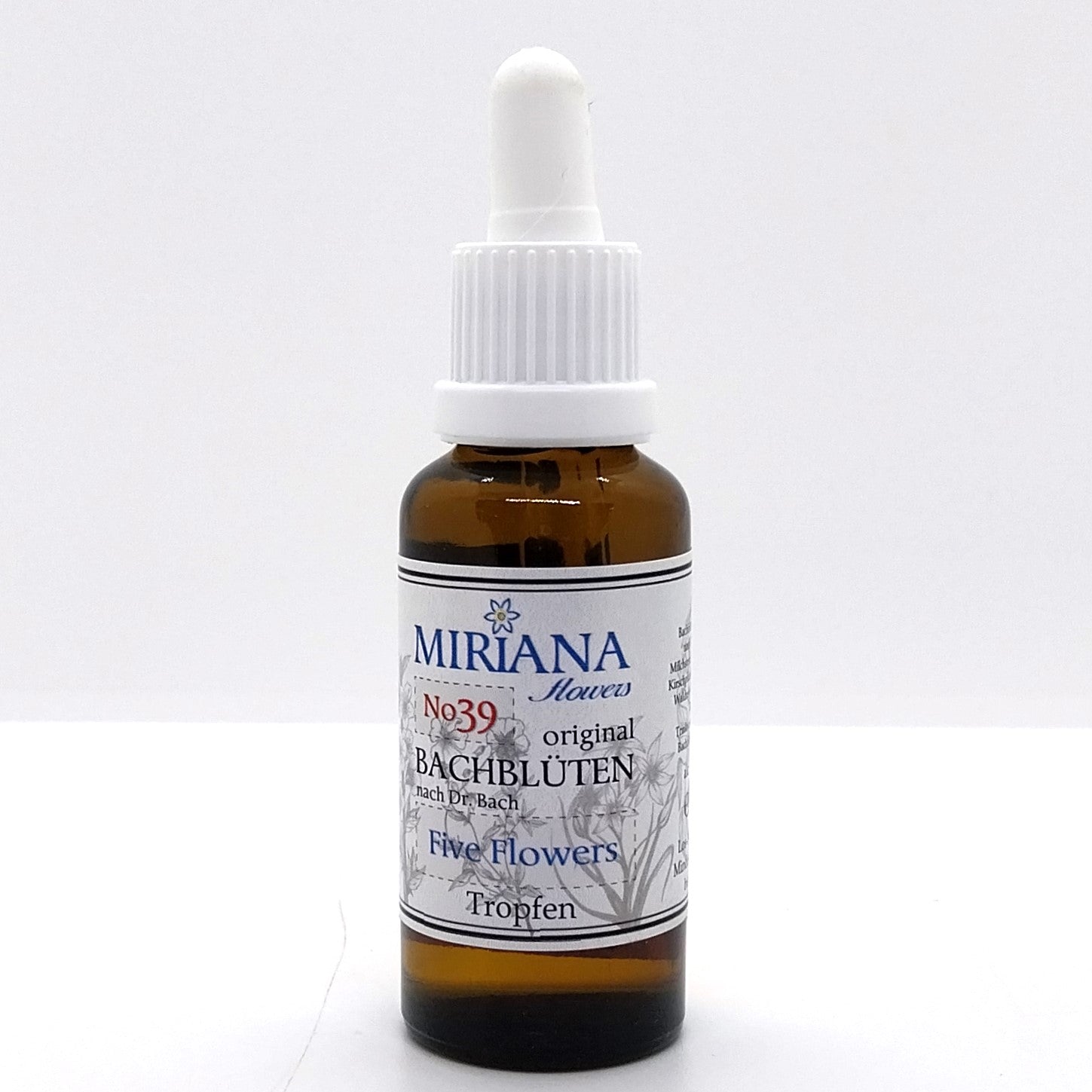 Miriana 39 First Aid Remedy Notfalltropfen Bachblüten für Heimtiere