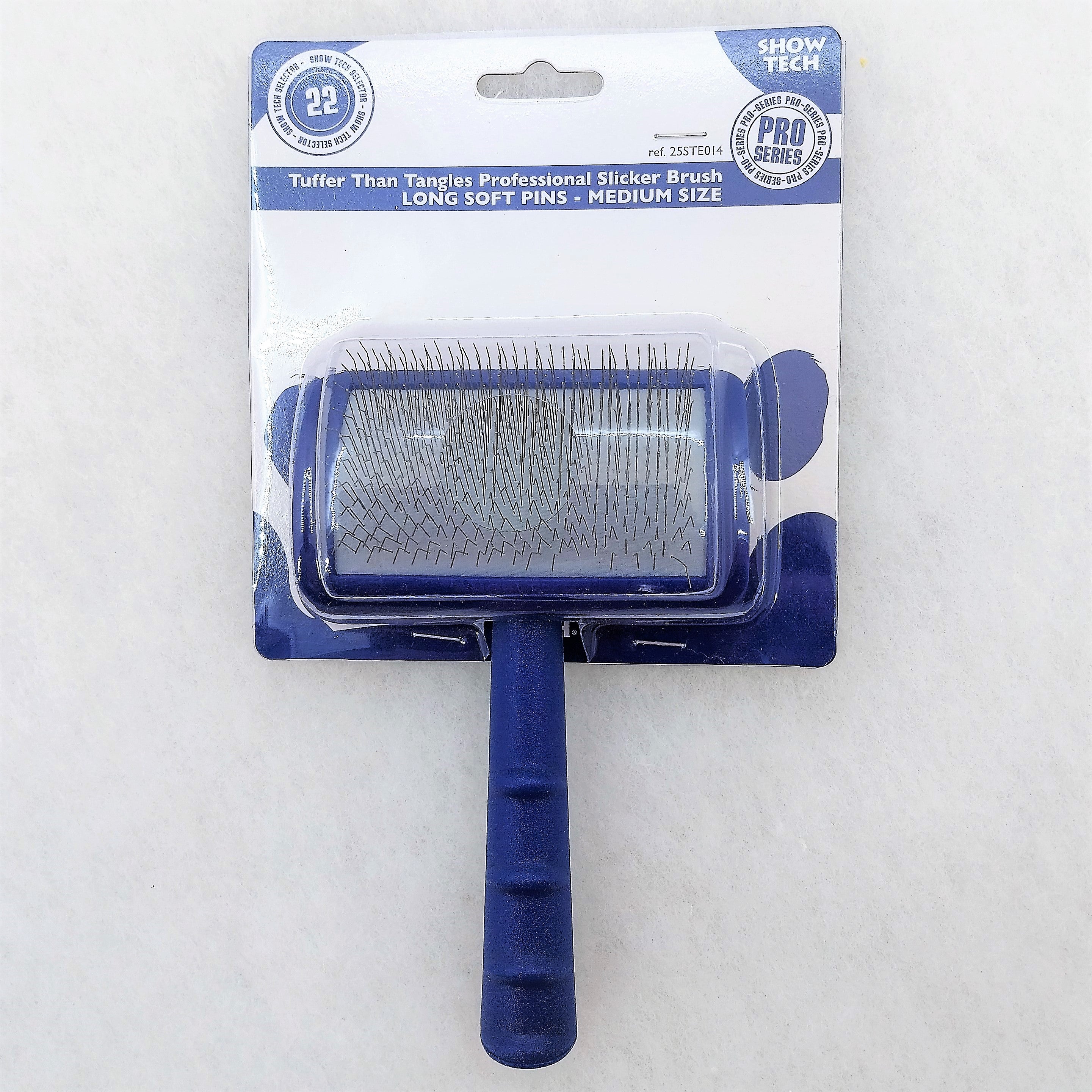 Show Tech Tuffer Than Tangles Long Soft Pin Medium Slicker Brush - lange weiche Stifte