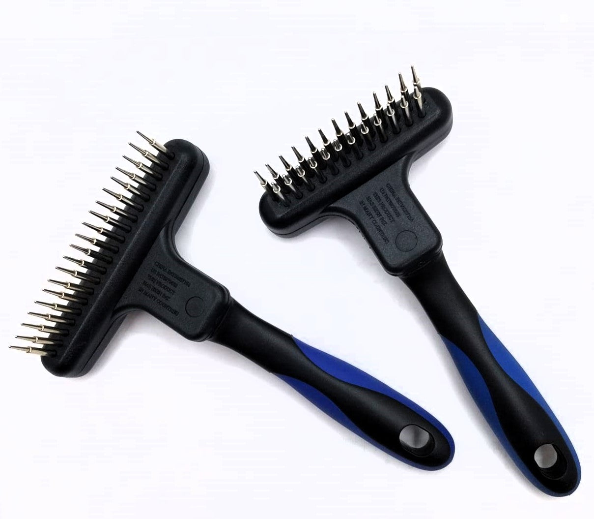 Show Tech Twist & Cling Rake, Fellharke mit eindrückbaren Pins, Dematting Comb