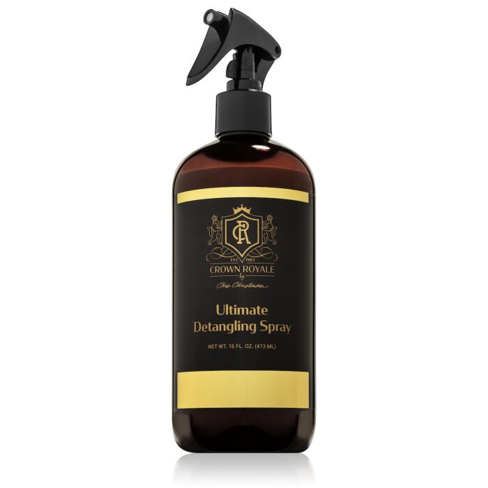 Crown Royale Ultimate Detangling Spray – Detangler, Entfilzungs-/ Entwirrungsspray, 473 ml