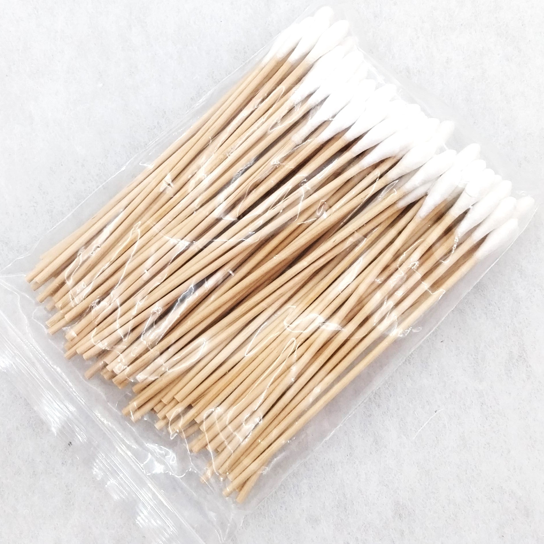 Wattestäbchen, Holzstäbchen, Q Tips mit Wattekopf, unsteril in verschiedenen Größen