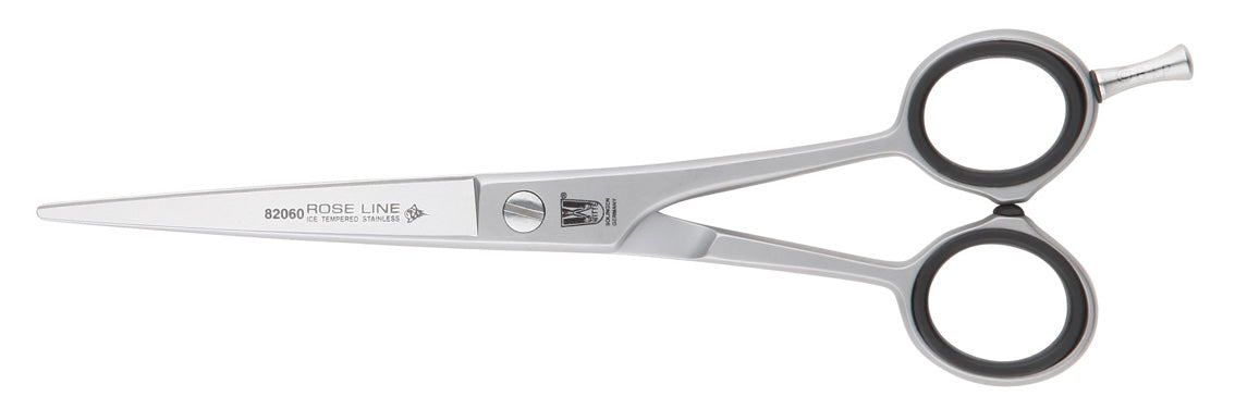 Witte Rose Line Grooming-Schere 6 Zoll gerade mit Fingerhaken