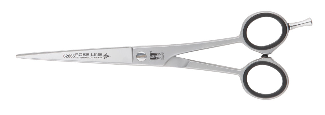 Witte Rose Line Grooming-Schere 6,5 Zoll gerade mit Fingerhaken