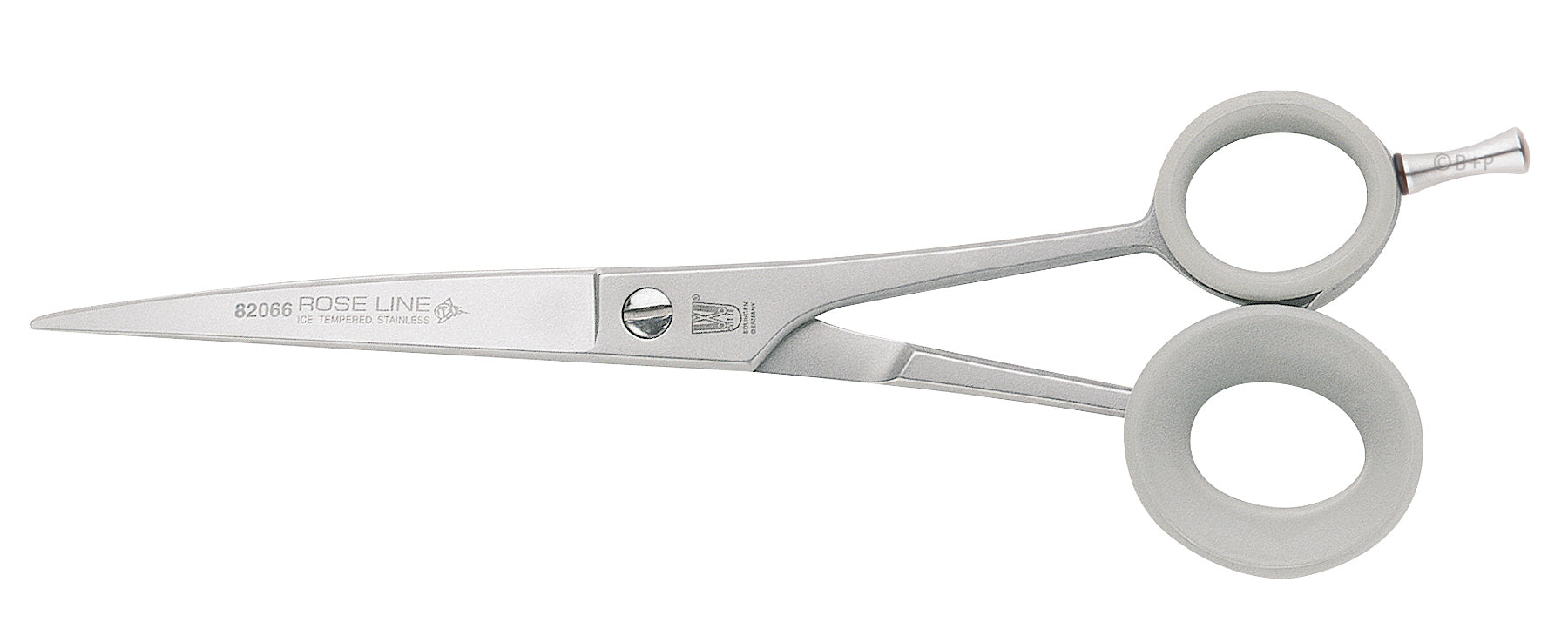 Witte Rose Line Grooming-Schere 6,5 Zoll gebogen mit Fingerhaken