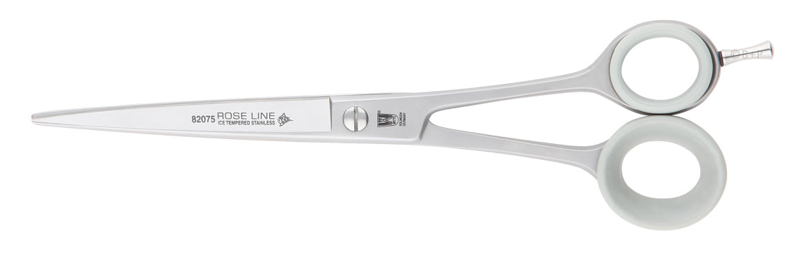 Witte Rose Line Grooming-Schere 7,5 Zoll gerade, satiniert