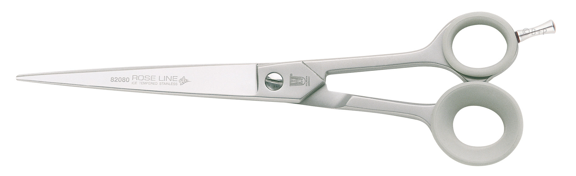 Witte Rose Line Grooming-Schere 8 Zoll gerade mit Fingerhaken