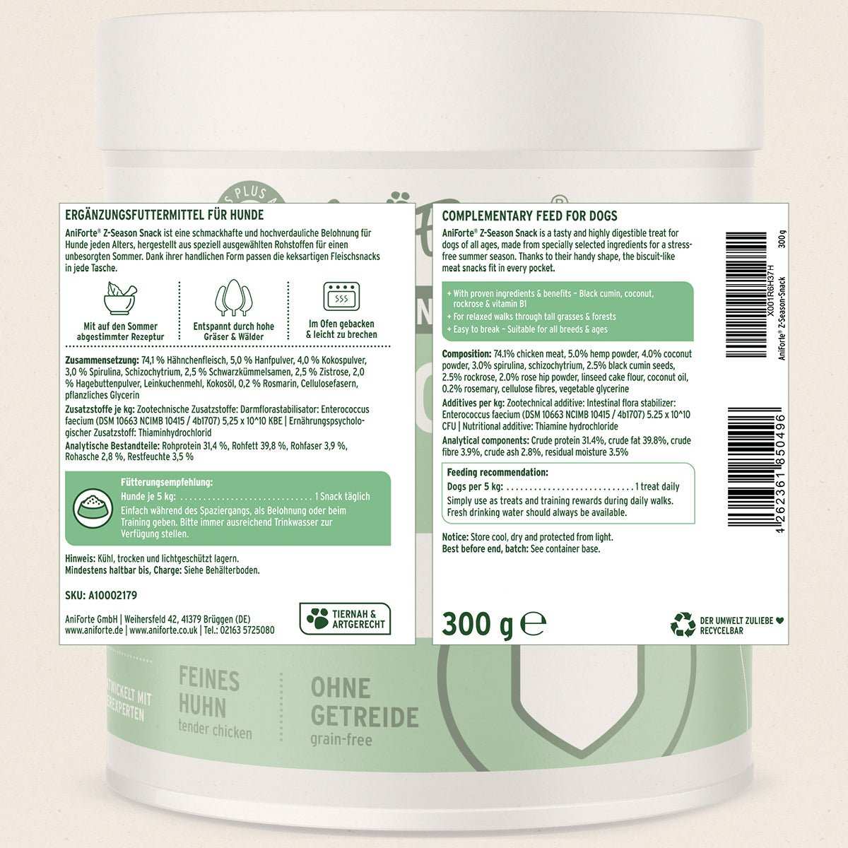 AniForte Z-Season Snack Anwendung