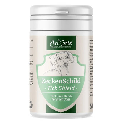 AniForte® ZeckenSchild Kapseln Unterstützt den Schutz vor Zecken mit Bierhefe & Vitamin B1, für Hunde