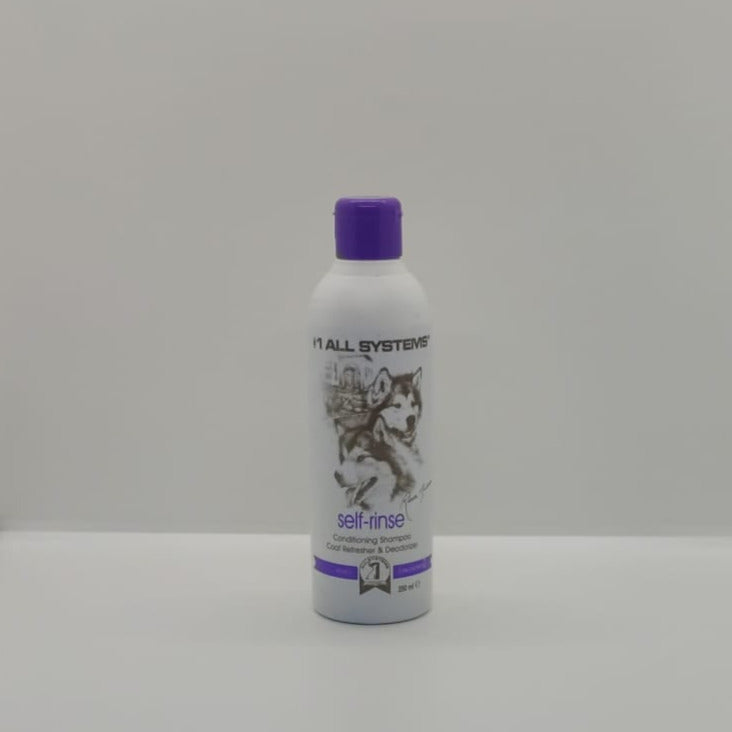 #1 All Systems Self Rinse Conditioning Shampoo, Trockenshampoo für Hunde und Katzen