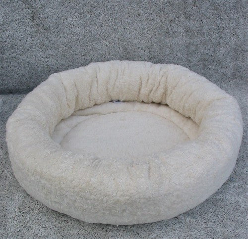 Welkas Katzenbett Baumwolle rund, dicker Rand ca.12cm Katzenschlafplatz Cat Bed Bett