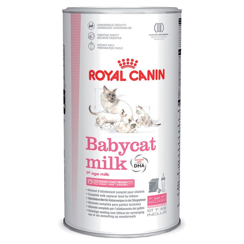 Royal Canin Babycat Milk 300g plus Aufzuchtflasche mit 3 Saugern Kittenmilch