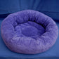 Welkas Katzenbett Baumwolle rund, dicker Rand ca.12cm Katzenschlafplatz Cat Bed Bett