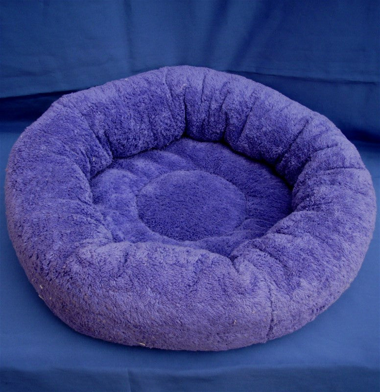 Welkas Katzenbett Baumwolle rund, dicker Rand ca.12cm Katzenschlafplatz Cat Bed Bett