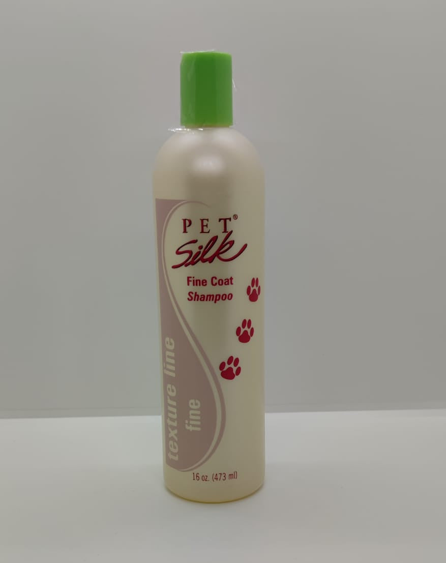 Pet Silk Fine Coat Shampoo 473 ml feines Fell Shampoo Hundeshampoo Katzenshampoo