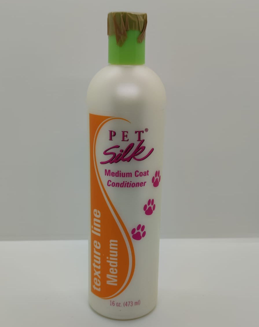 Pet Silk Medium Coat Conditioner 473ml mittel festes Fell Pflegespülung Hundepflege Katzenpflege