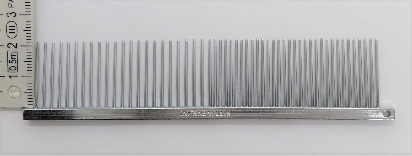 Gesichtskamm, Kombinationskamm 90L fein mittel 11,7cm Long Pin, Ohrenkamm, Mini Kamm