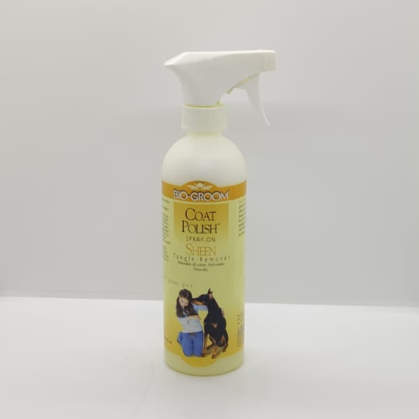 Bio Groom Coat Polish Spray 473ml Entfilzungspray Knoten Fellpflege Hundepflege