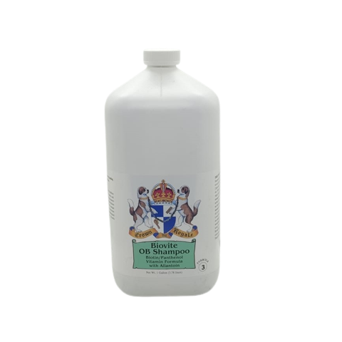Crown Royale Biovite OB Shampoo #3 für festes dichtes Fell, Pflegeshampoo, Pet-Shampoo