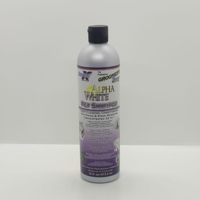 Double K Alpha White Shampoo Groomers Edge Weißshampoo Katzenshampoo Hundeshampoo