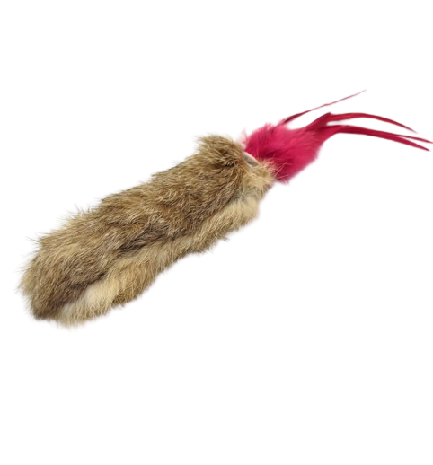 Go Cat "Da Fur Thing" Katzenspielzeug Cat Toy mit Federn Catnip Minze Federspiel