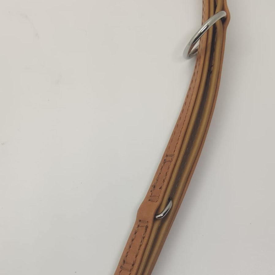 Karlie Führleine Gaucho Hirschleder Braun, supersoft, atmungsaktiv Hundeleine 200 cm - 100 cm