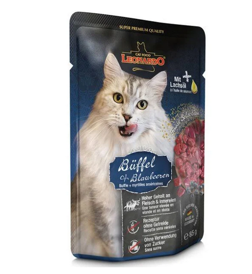 LEONARDO Frischebeutel Finest Selection 16x 85g  Nassfutter Katzenfutter