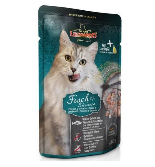 LEONARDO Frischebeutel Finest Selection, Nassfutter Katzenfutter