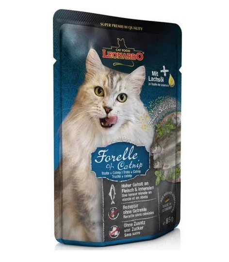 LEONARDO Frischebeutel Finest Selection 16x 85g  Nassfutter Katzenfutter