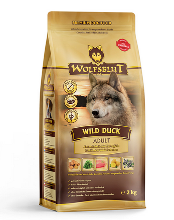 Wolfsblut Wild Duck Adult Ente Kartoffel ohne Getreide gut verträglich