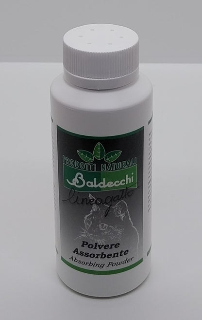 Baldecchi Absorbing Powder, Polvere Assorbente, Fellverfärbungen Hund und Katze, 90g