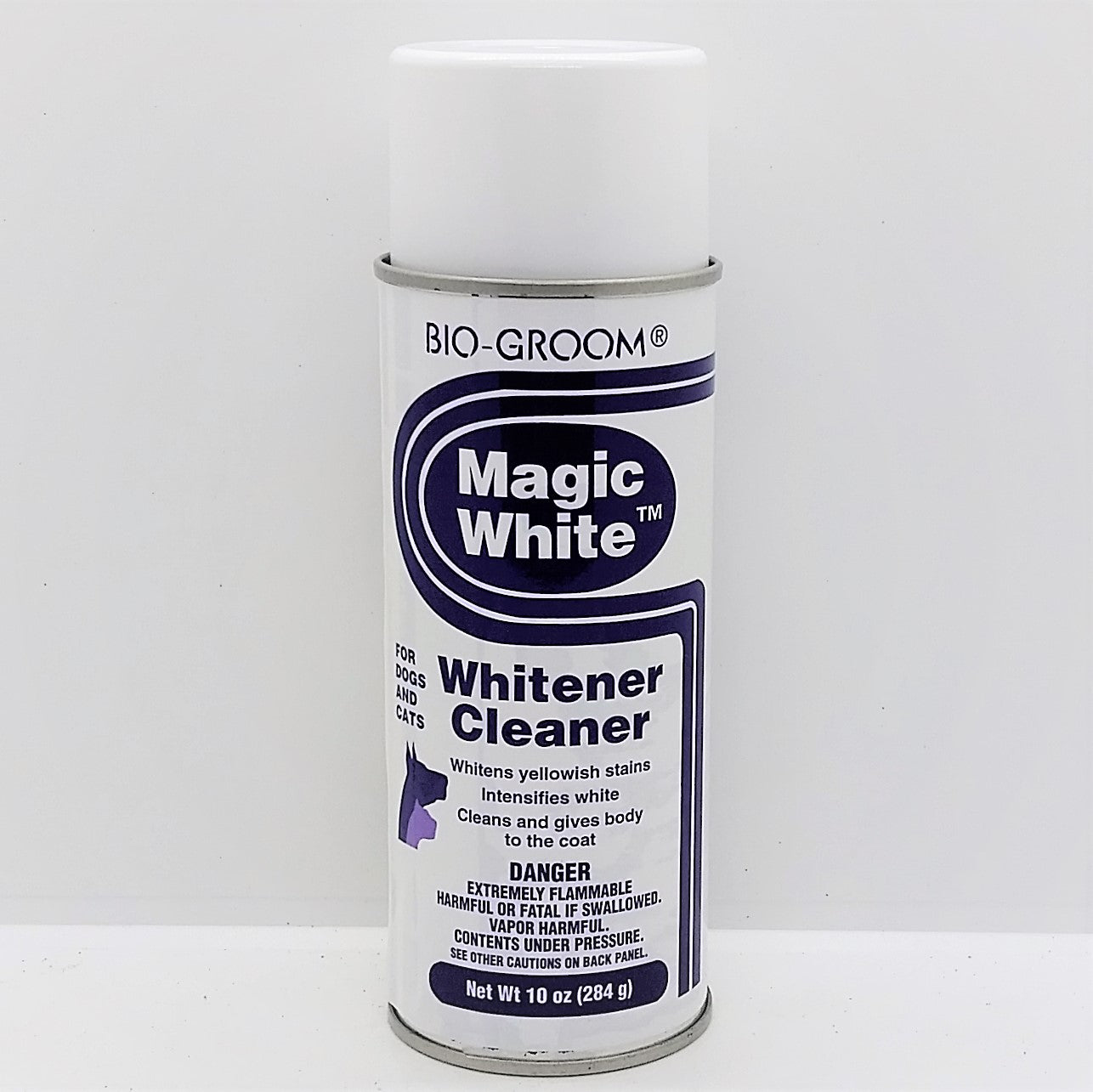 Bio Groom Magic White Whitener Cleaner 284g, weißes Farbspray, Aufsprühkalk