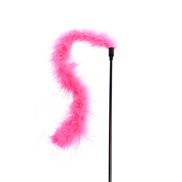 Cats Claws "Monkeytail", "Jumbo Monkeytail", Federwedel aus Marabufedern mit Glöckchen