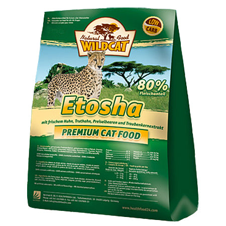 Wildcat Etosha - Huhn, Trockenfutter getreidefrei, 80% Fleischanteil