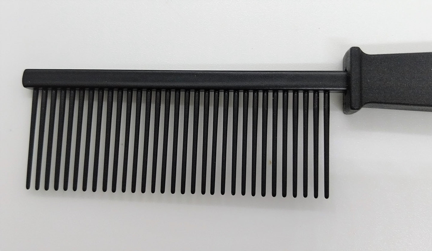 Teflonkamm 31MPB, antistatisch, Fein/Medium mit Plastikgriff, Hundekamm Katzenkamm