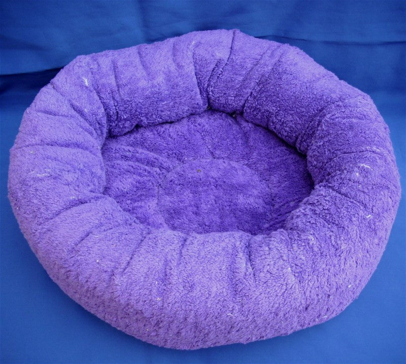 Welkas Katzenbett Baumwolle rund, dicker Rand ca.12cm Katzenschlafplatz Cat Bed Bett