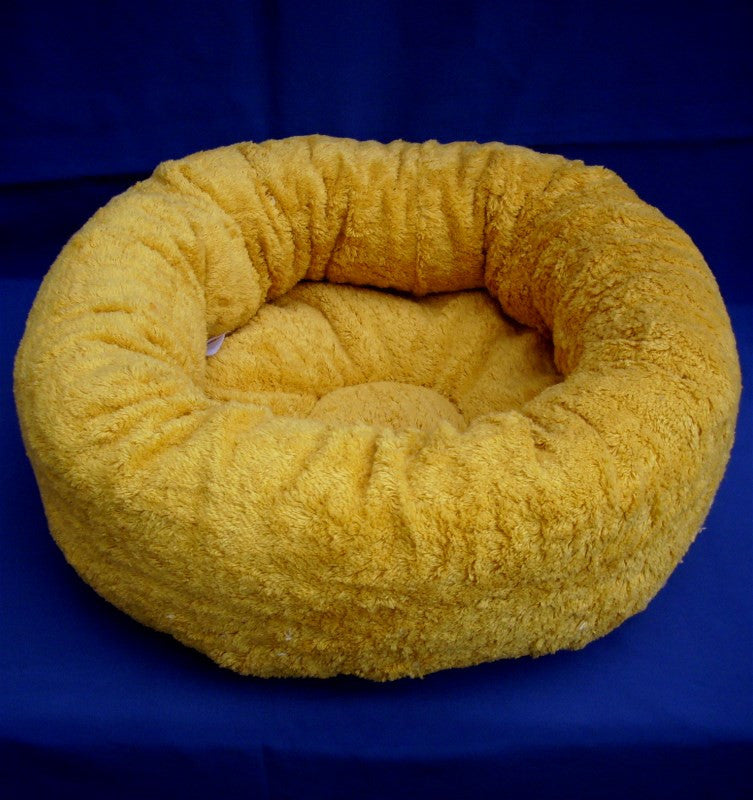 Welkas Katzenbett Baumwolle rund, dicker Rand ca.12cm Katzenschlafplatz Cat Bed Bett