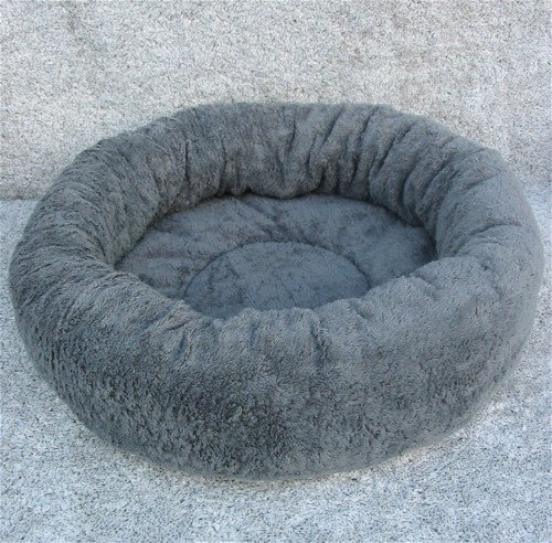 Welkas Katzenbett Baumwolle rund, dicker Rand ca.12cm Katzenschlafplatz Cat Bed Bett