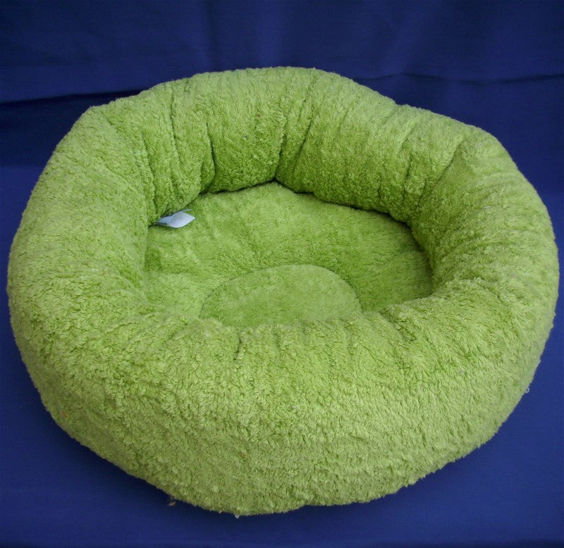 Welkas Katzenbett Baumwolle rund, dicker Rand ca.12cm Katzenschlafplatz Cat Bed Bett