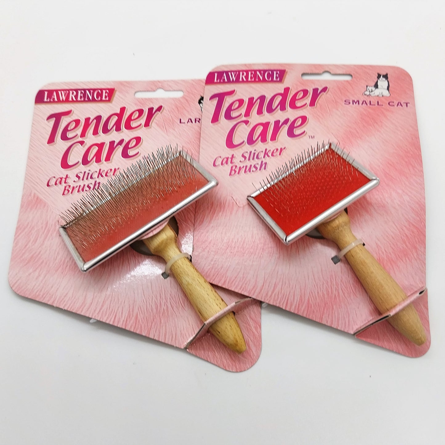Lawrence Tender Care Cat Slicker Brush - Profi Zupfbürsten für Katzen, Hunde, Haustiere
