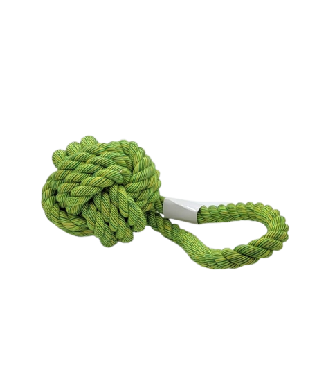 Happy Pets Nuts for Knots Spieltau Ring Knoten Hundespielzeug Hundetau Knoten
