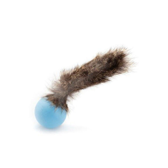 Go Cat Fur Pong, bunter Ball mit Rassel und echtem Fell
