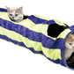 Rascheltunnel In-Outdoor Feline Cruiser mit Catnip Katzentunnel Spielzeug