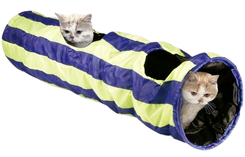 katzentunnel mit zelt Rascheltunnel In-Outdoor Feline Cruiser mit Catnip Katzentunnel Spielz
