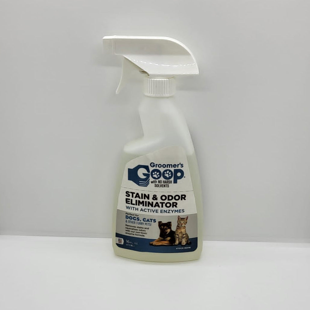 Groomer`s Goop Stain & Odor Eliminator, Fleck- und Geruchsentferner Spray und Tücher