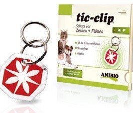 Anibio Tic-Clip Schutz vor Zecken, Flöhen bei Hunden, Katzen, Welpen